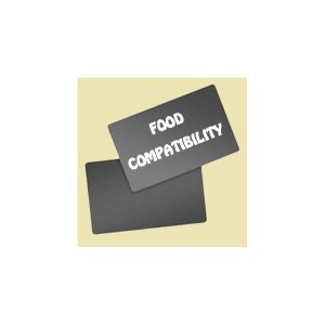 Tessere Nere Opache per alimenti - Card, Food Safe PVC Confezione 500 pz